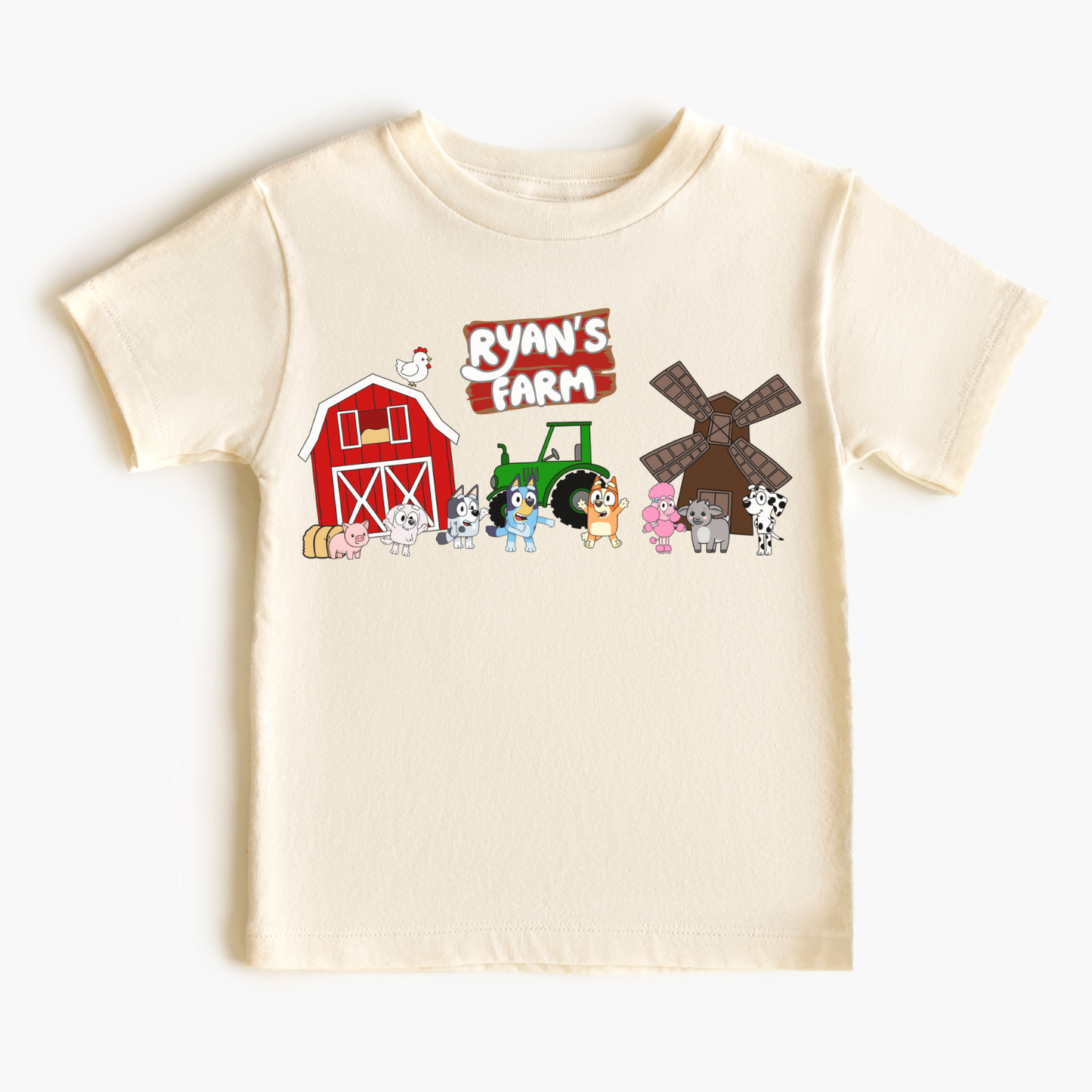 BINGO WAS HER NAME-O Personalized Kids Graphic Tee | Multiple Colorways