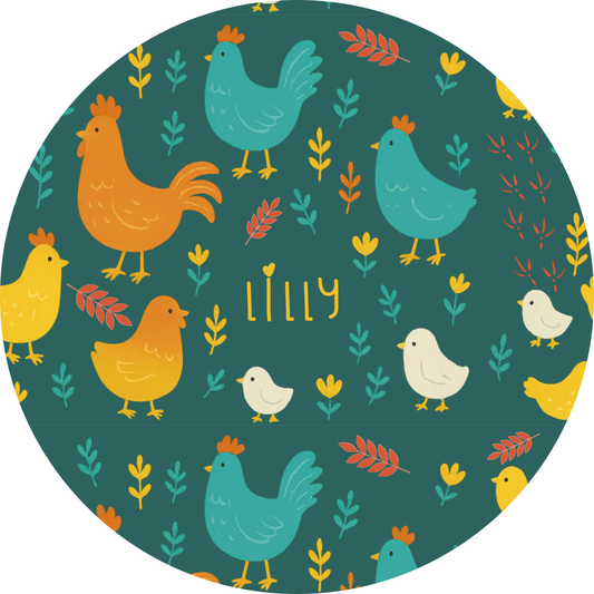 Cluck & Bloom Personalized Changing Pad Cover