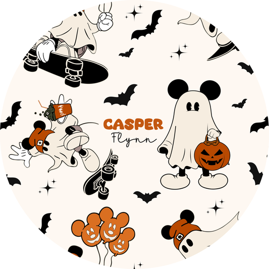 Halloween Boo Crew Personalized Name Infant Gown