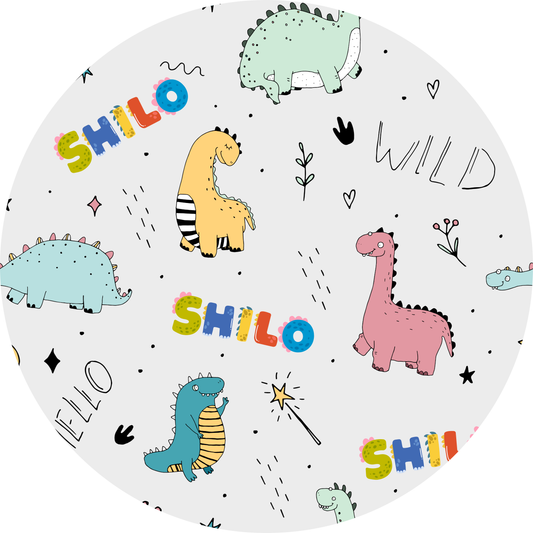 Dino Squad Build Your Own Personalized Twin Bedding Set – Sheets & Pillowcase Options