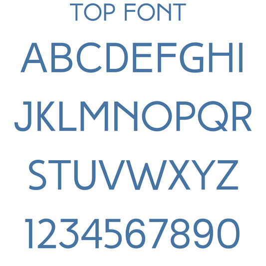 Solid Color Script & Block Font Personalized Changing Pad Cover