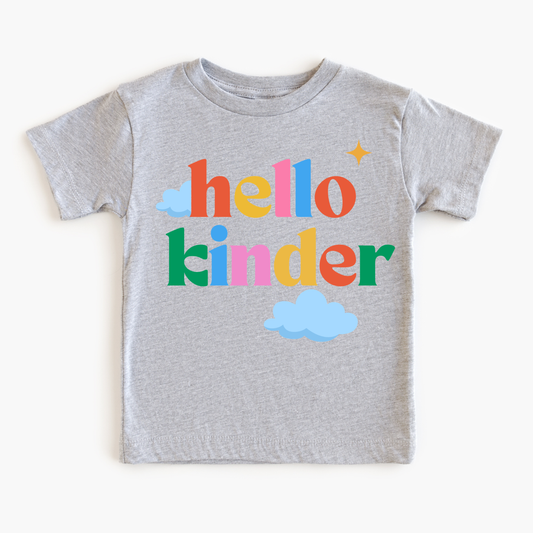 Back To School Hello Kids Graphic Tee | Multiple Colorways & Grades