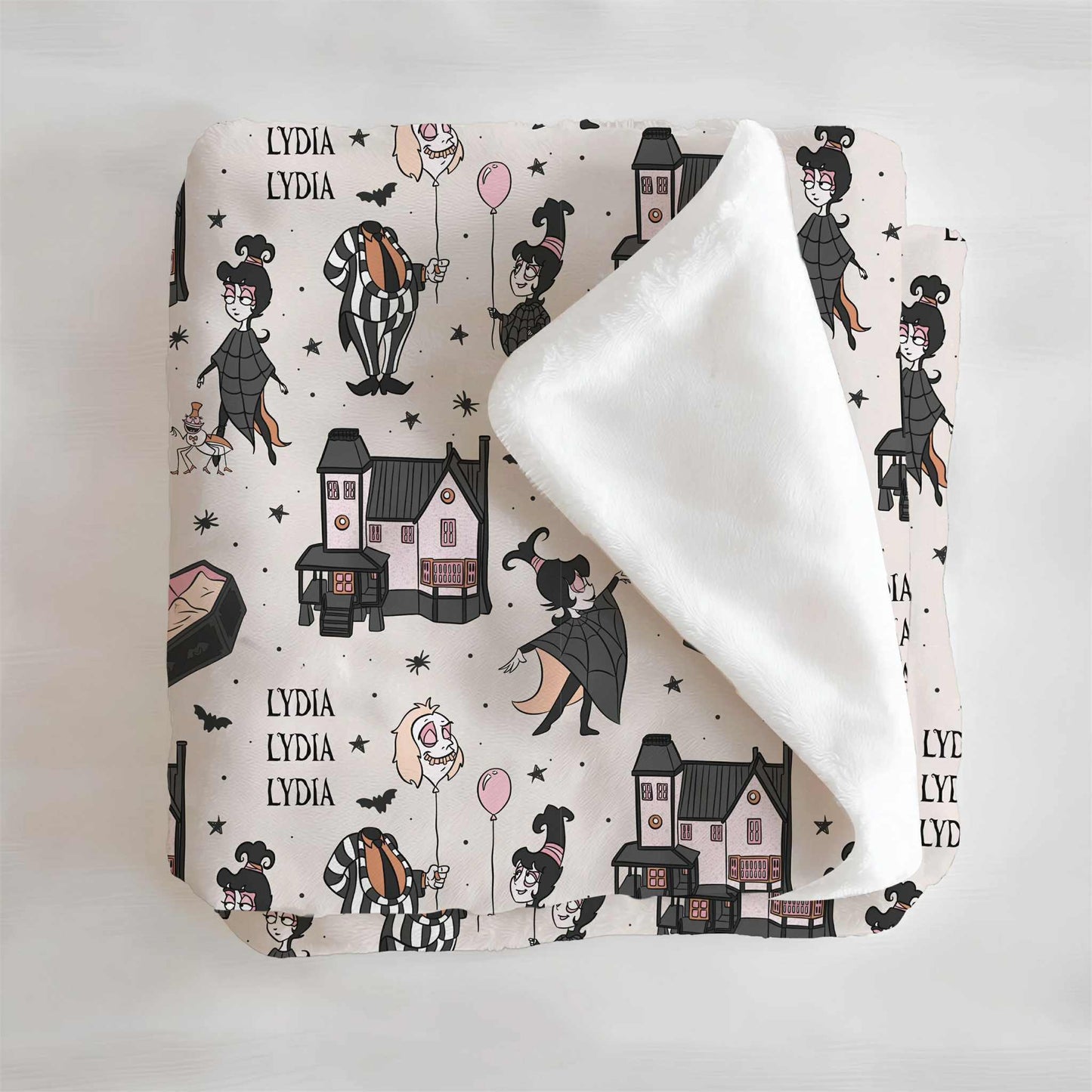 Say My Name 3X Halloween Personalized Minky Blanket