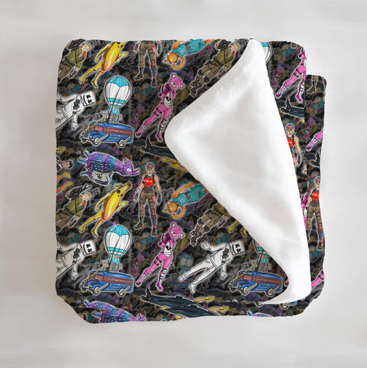 Little Britches Collaboration Minky Blanket