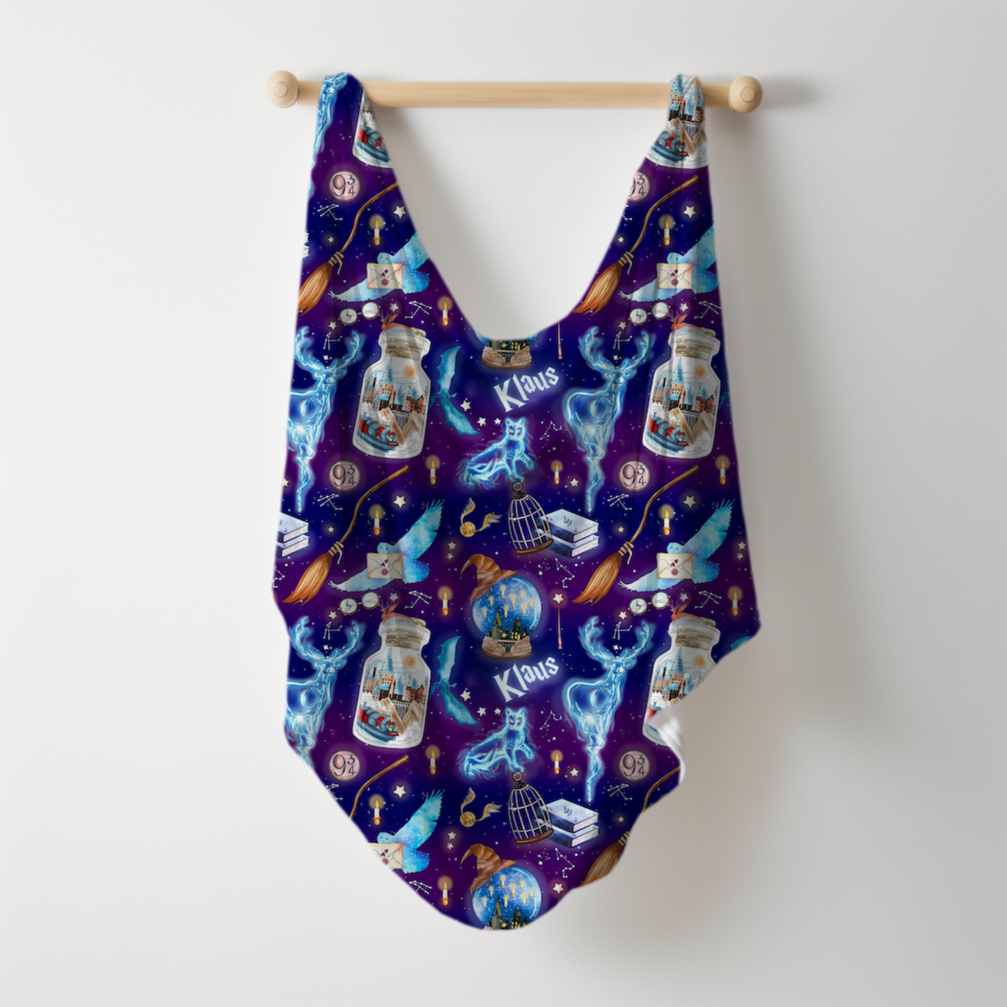 Wizarding World Personalized Name Swaddle