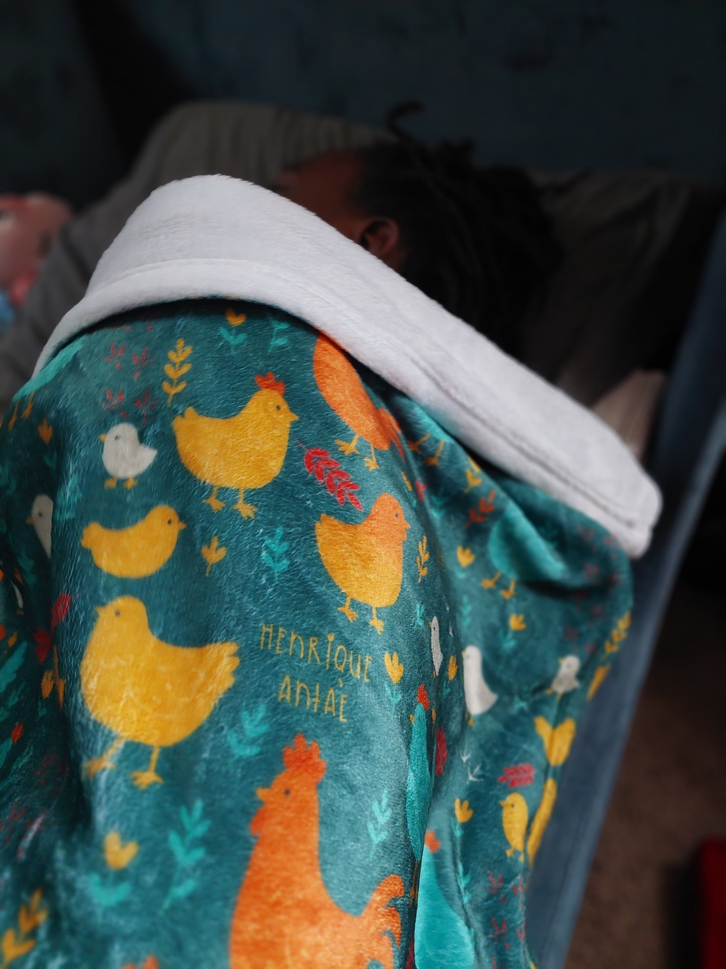 Cluck & Bloom Personalized Minky Blanket