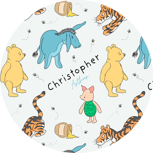 Storybook Pooh Build Your Own Personalized Twin Bedding Set – Sheets & Pillowcase Options