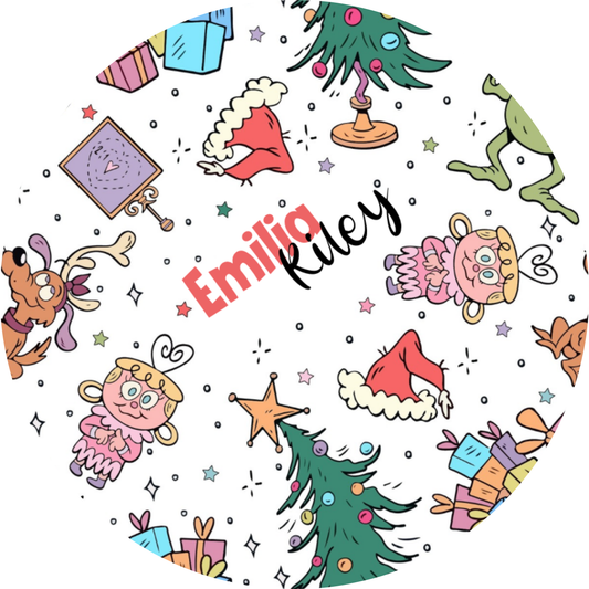 Mean But Merry Christmas Build Your Own Personalized Twin Bedding Set – Sheets & Pillowcase Options