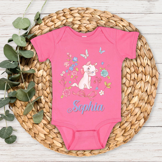 Marie Personalized Graphic Bodysuit | Multiple Colorways