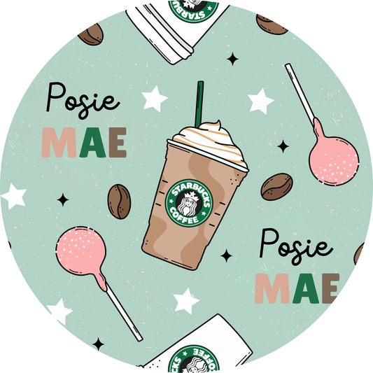 Cocoa & Cake Pops Personalized Name Infant Gown