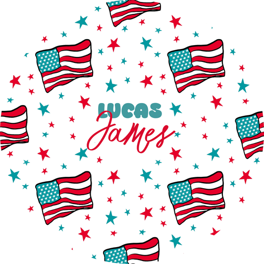 Land Of The Free Personalized Hooded Towel