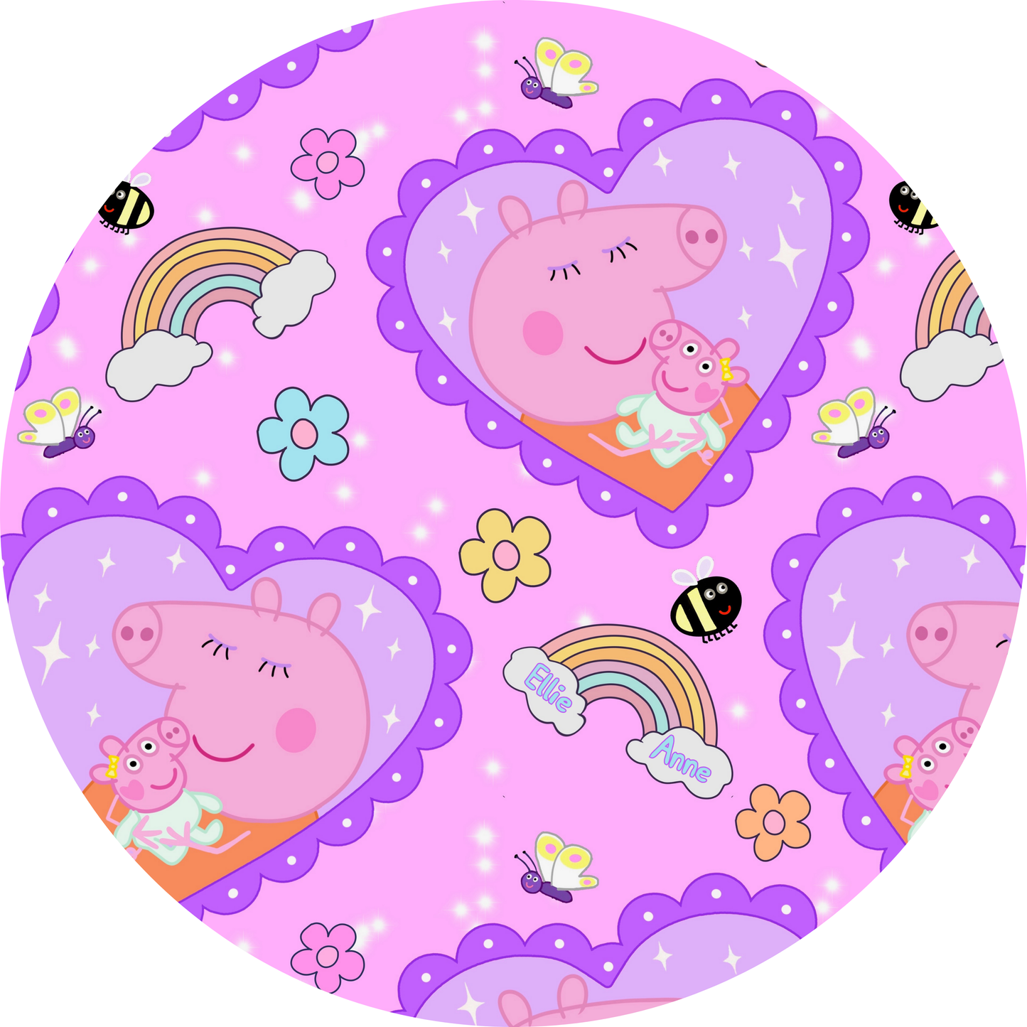 Baby Evie Peppa Personalized Multi Use Cover