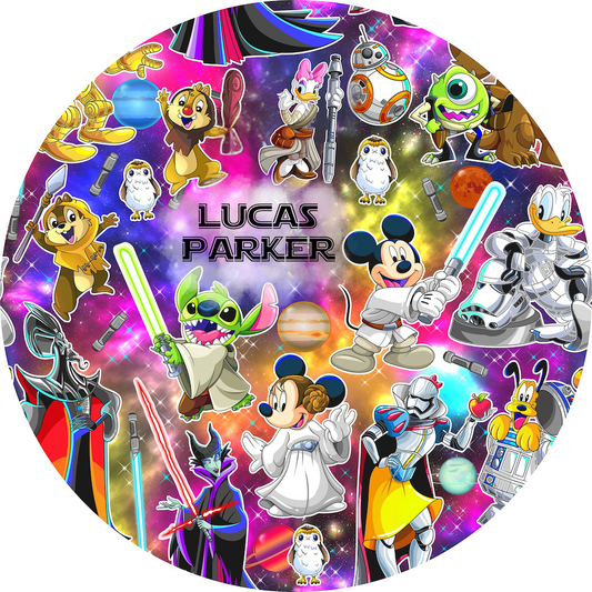 Magical Force Personalized Name Infant Gown