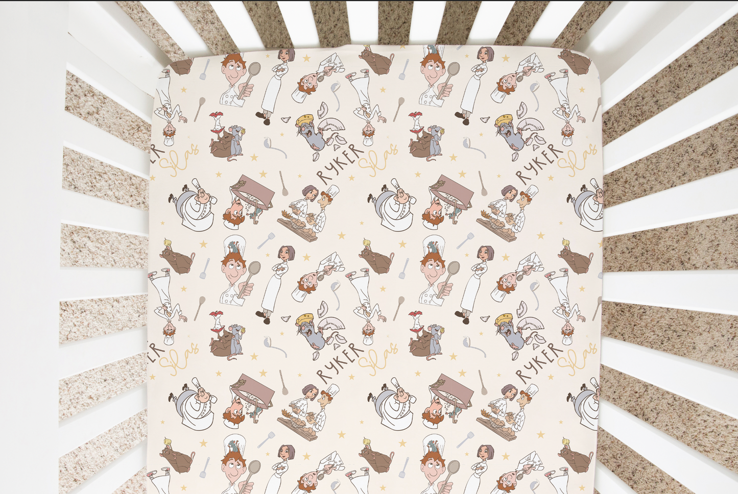 Remi Personalized Crib Sheet