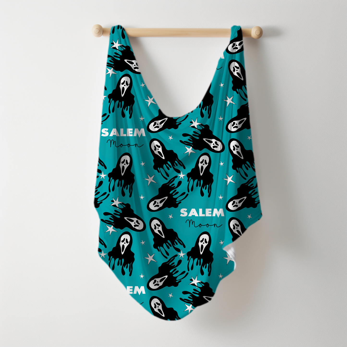 Don't Hang Up Halloween Personalized Name Swaddle