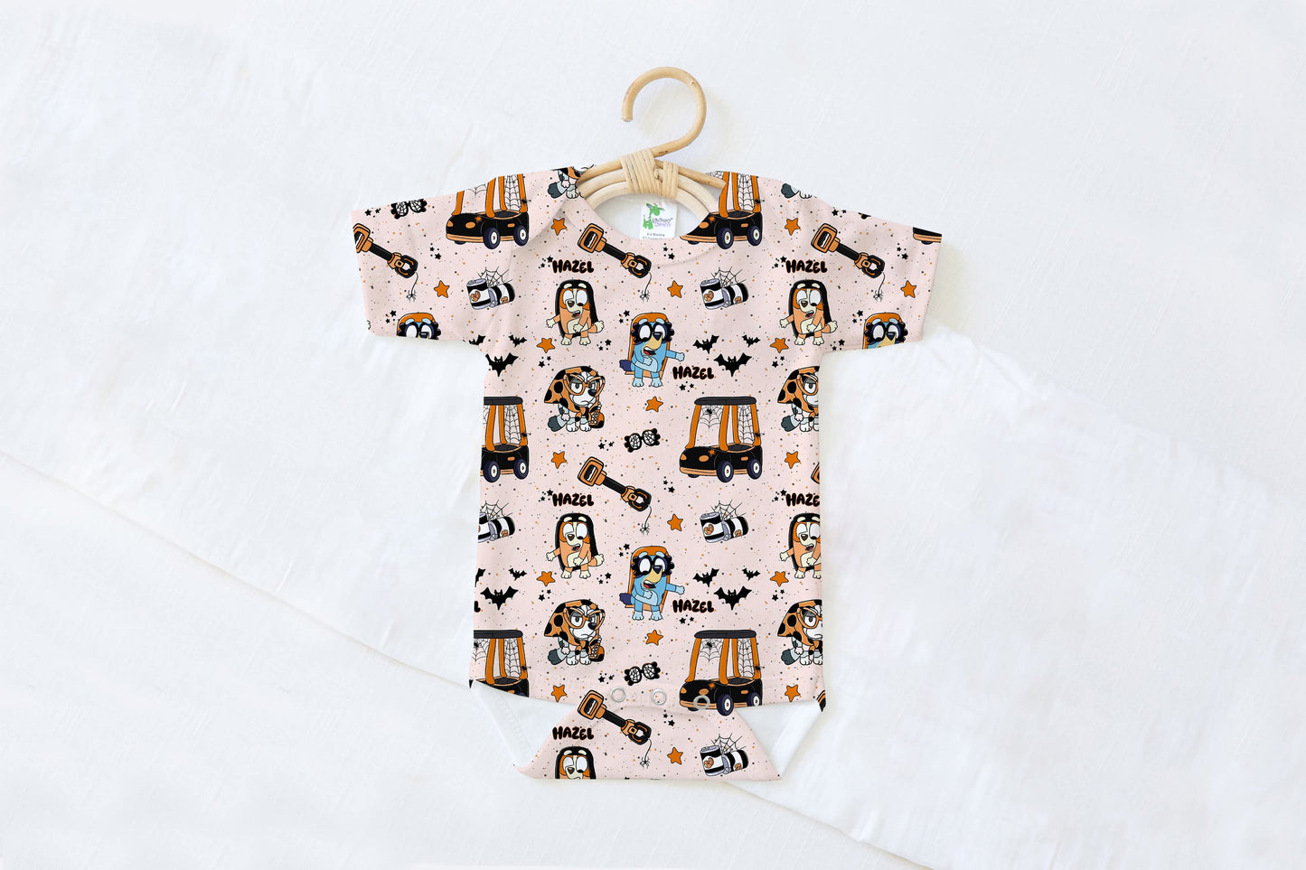 Nice Costume Rita Halloween Personalized Name Baby Bodysuit