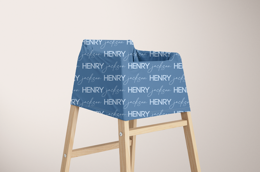 Solid Color Script & Block Font Personalized Multi Use Cover