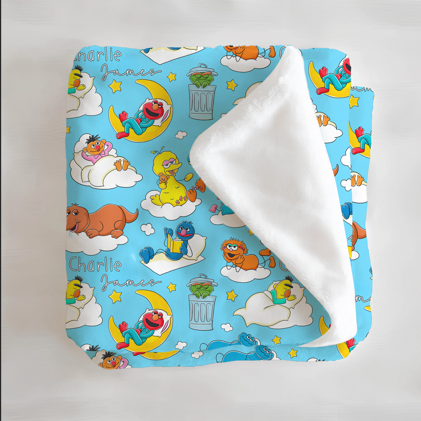 Snoozy Street Personalized Minky Blanket