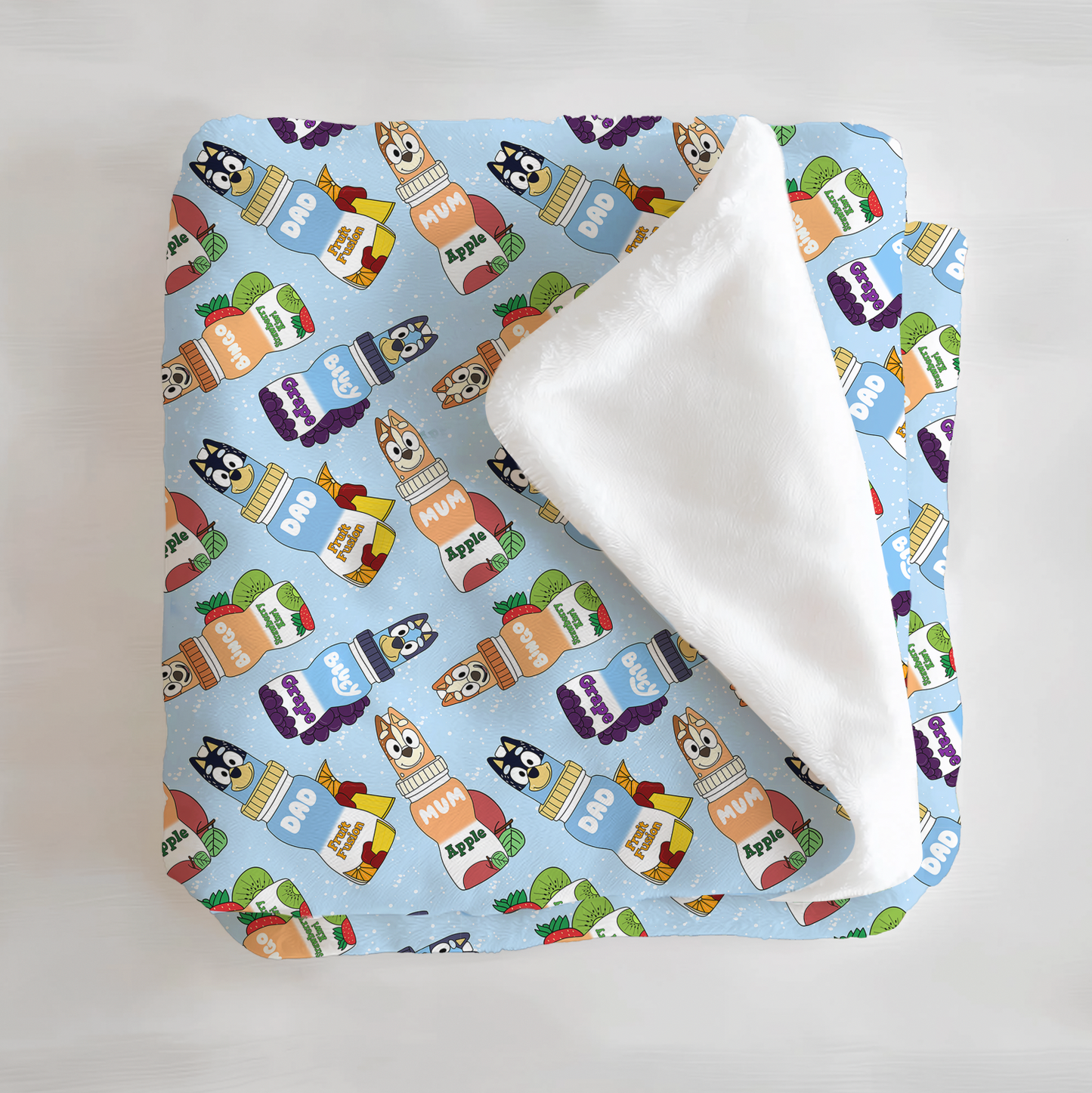 Puppy Sips! Minky Blanket - Little Britches Collaboration