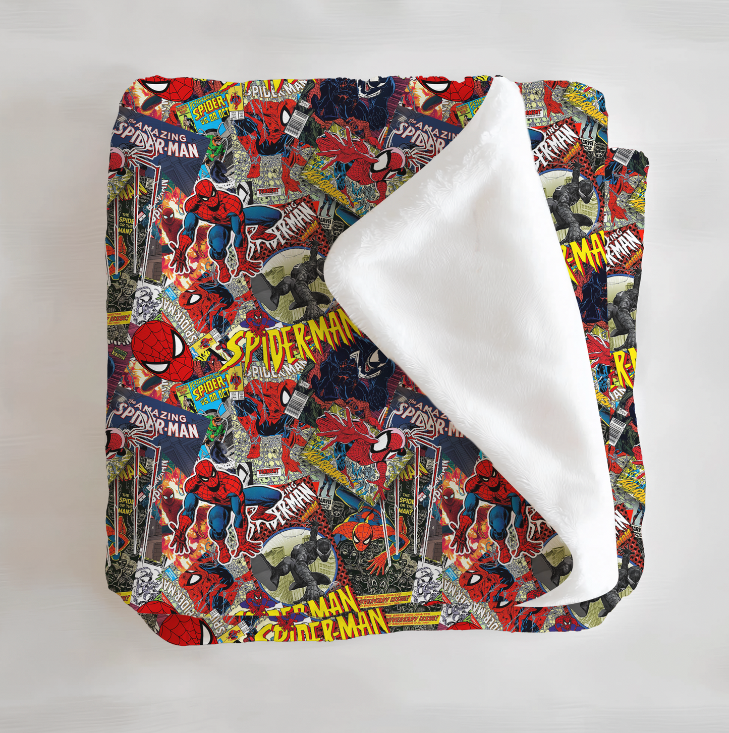 Spidey Time Minky Blanket - Little Britches Collaboration