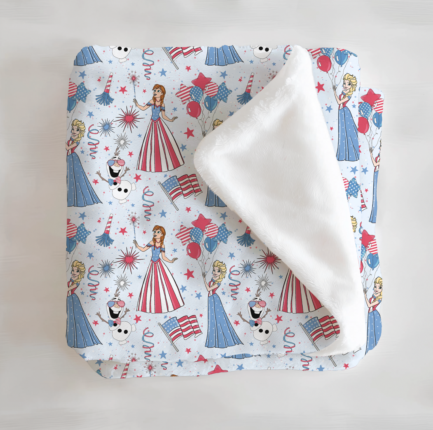 Happy Snowman Minky Blanket - Little Britches Collaboration