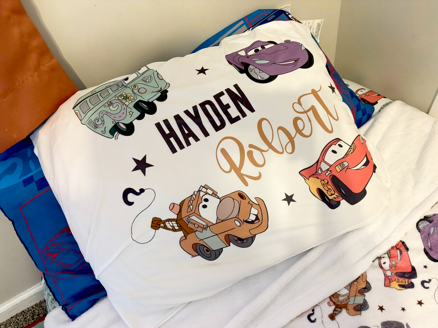 Mater & Friends Build Your Own Personalized Twin Bedding Set – Sheets & Pillowcase Options