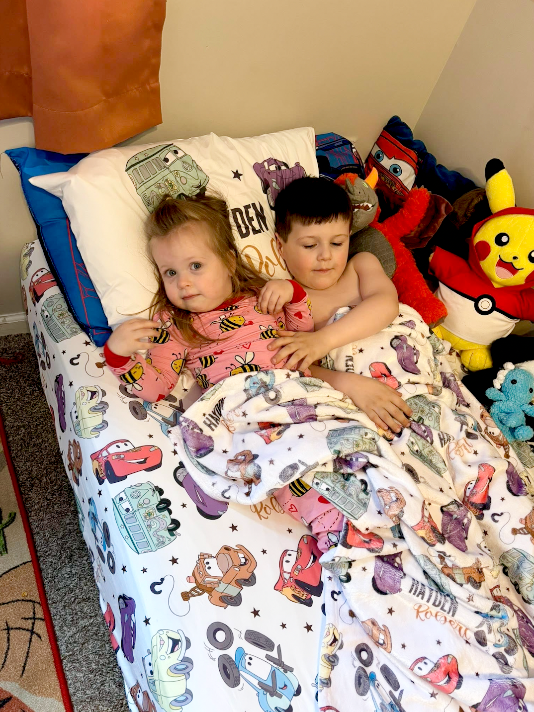 Mater & Friends Build Your Own Personalized Twin Bedding Set – Sheets & Pillowcase Options