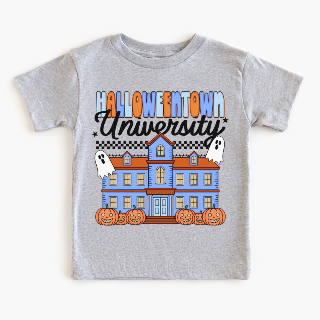 Halloweentown University Halloween Kids Graphic Tee | Multiple Colorways