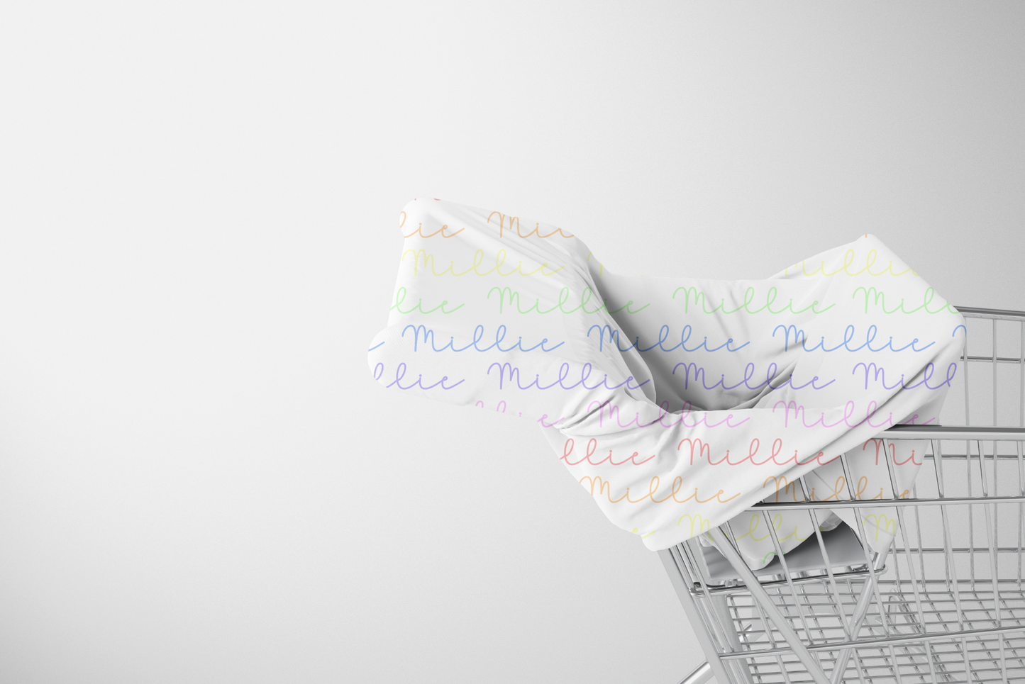 Rainbow Pastels Doodle Font Personalized Multi Use Cover