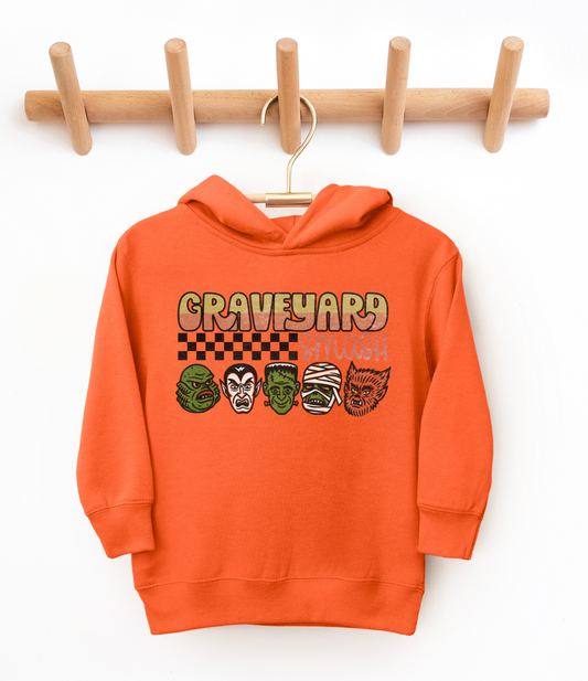 Graveyard Smash Halloween Toddler Hoodie | Multiple Colorways