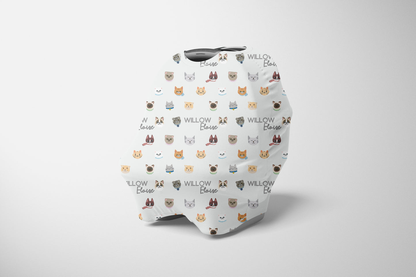 Cat Faces Personalized Multi Use Cover