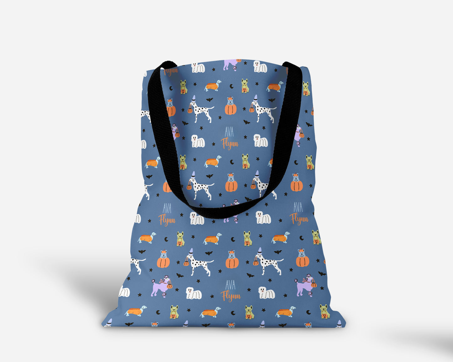 Halloween Pups Oversized Trick Or Treat Bag