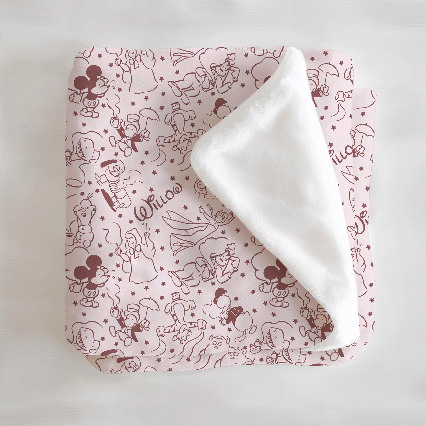 Park Doodles Personalized Minky Blanket