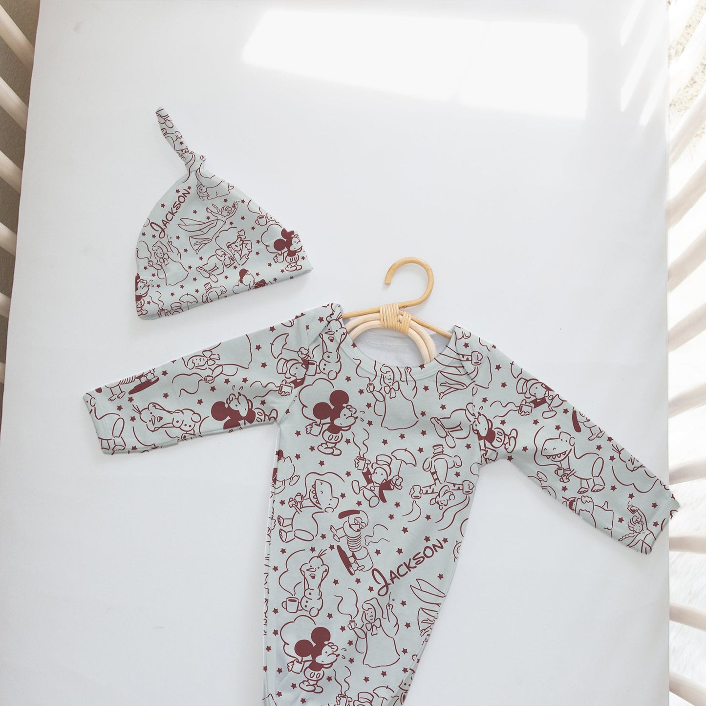 Park Doodles Personalized Name Infant Gown