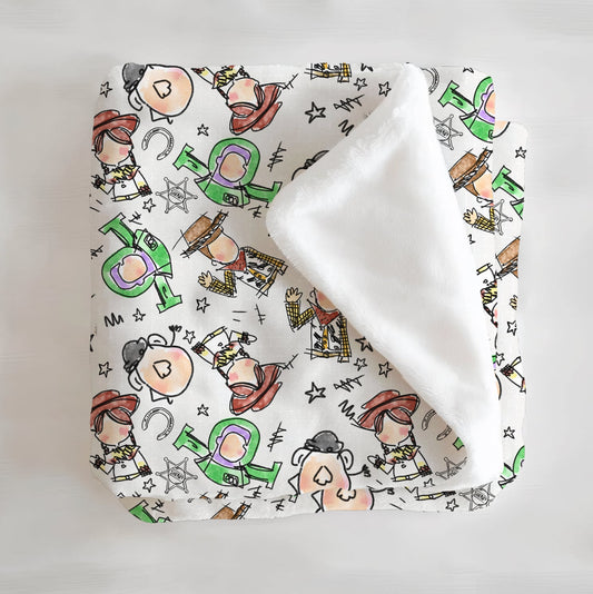Little Britches Collaboration Minky Blanket