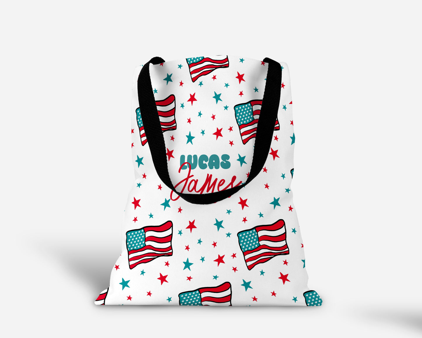 Land Of The Free Personalized Tote Bag