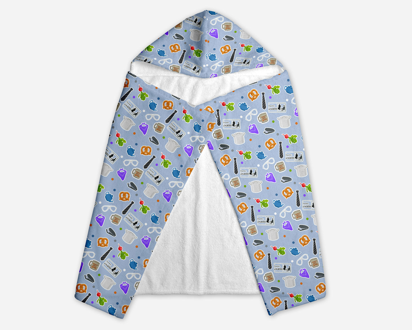 Paper Business Personalized Hooded Towel