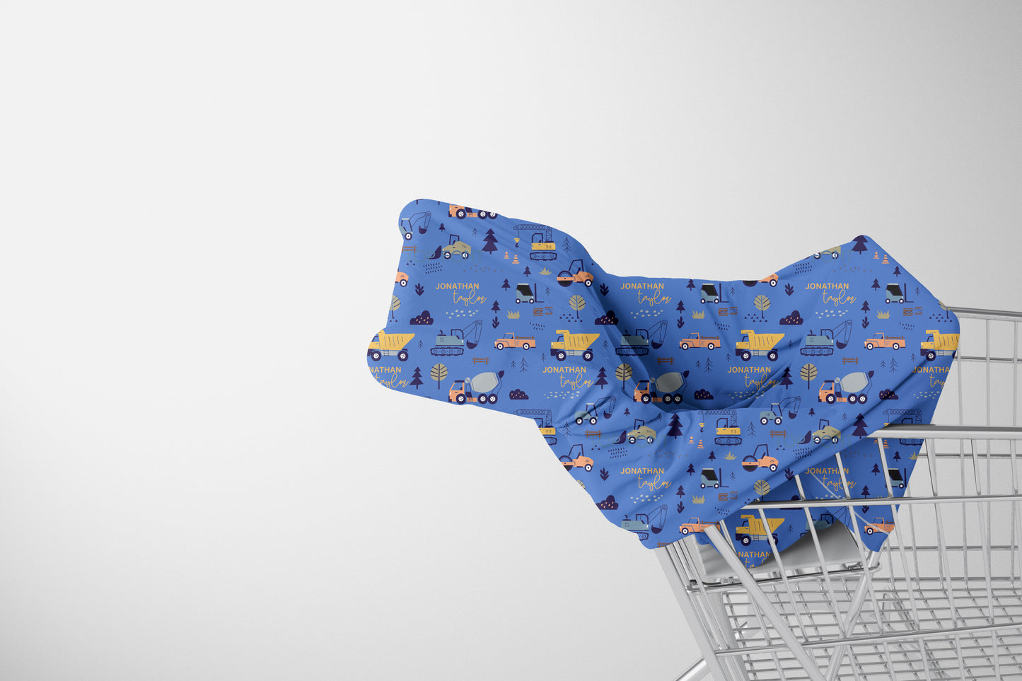 Boy Construction Personalized Multi Use Cover