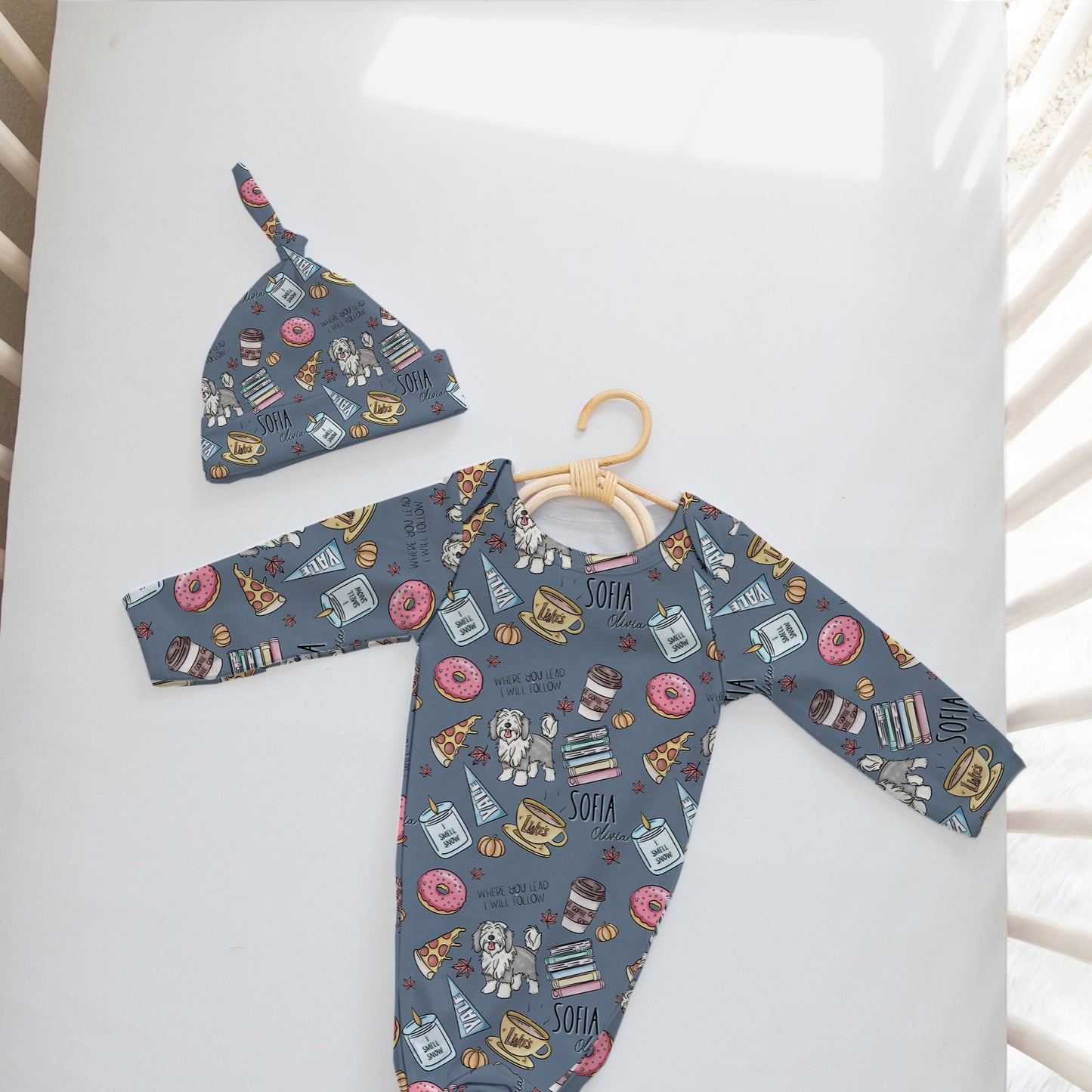 Gilmore Girl Personalized Name Infant Gown