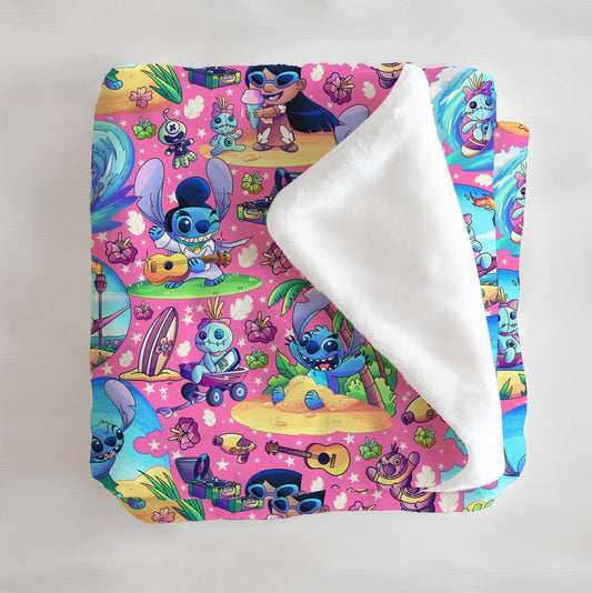 Little Britches Collaboration Minky Blanket