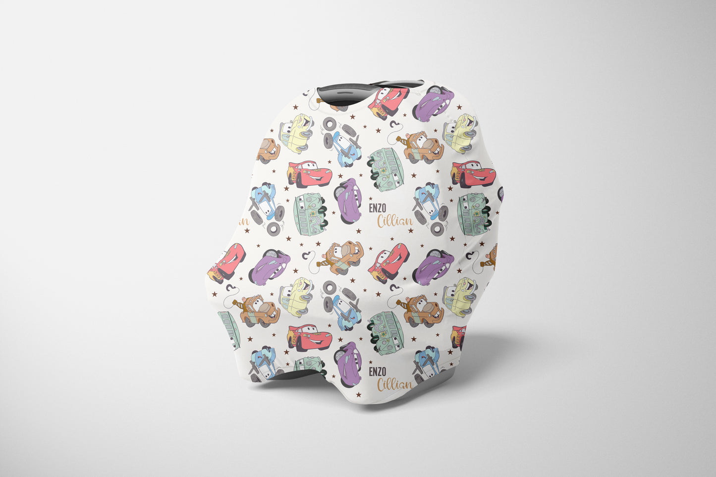 Mater & Friends Personalized Multi Use Cover