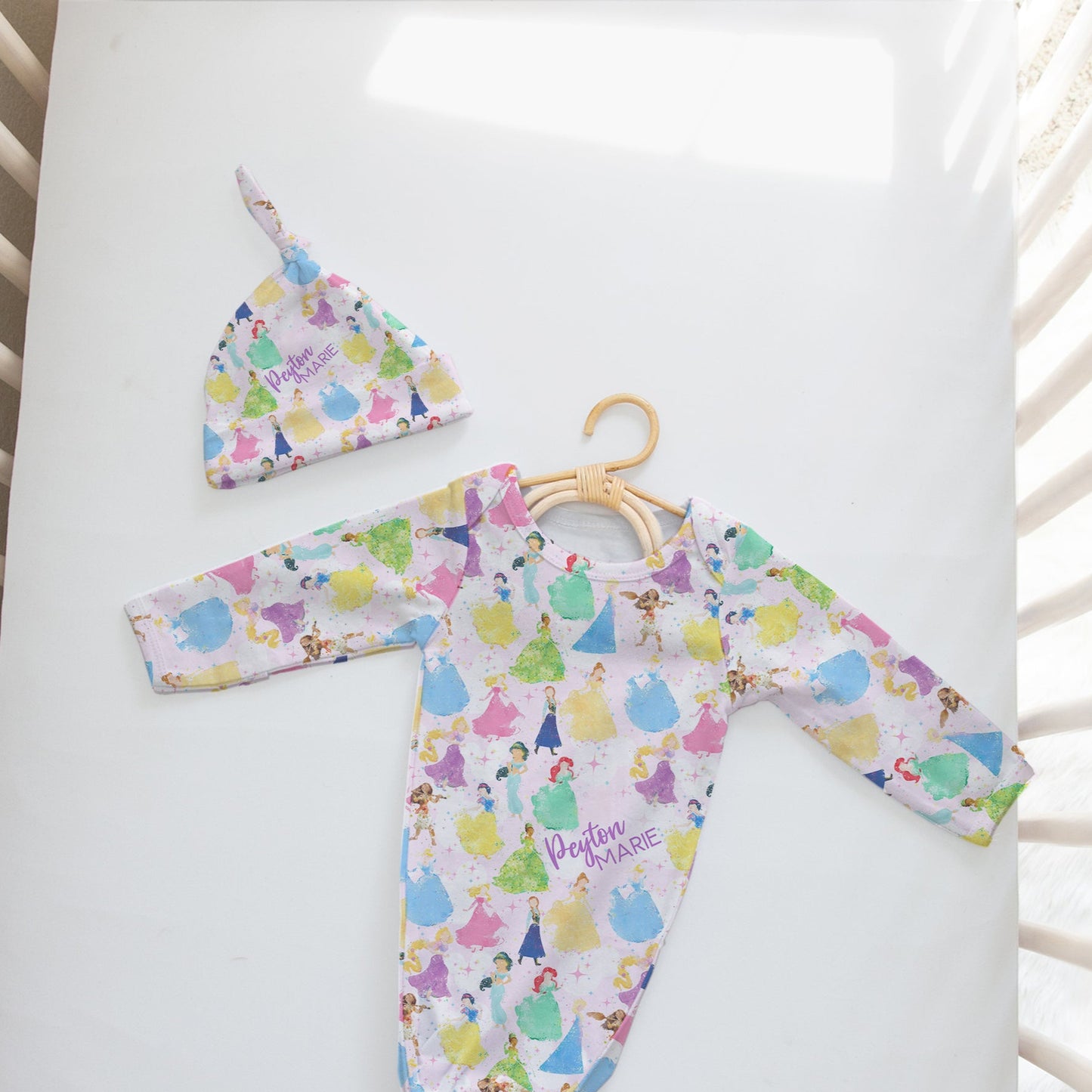 Princess Personalized Name Infant Gown