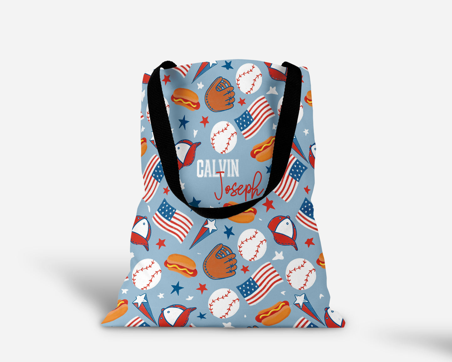 Take Me Out To The Ballgame Personalized Tote Bag