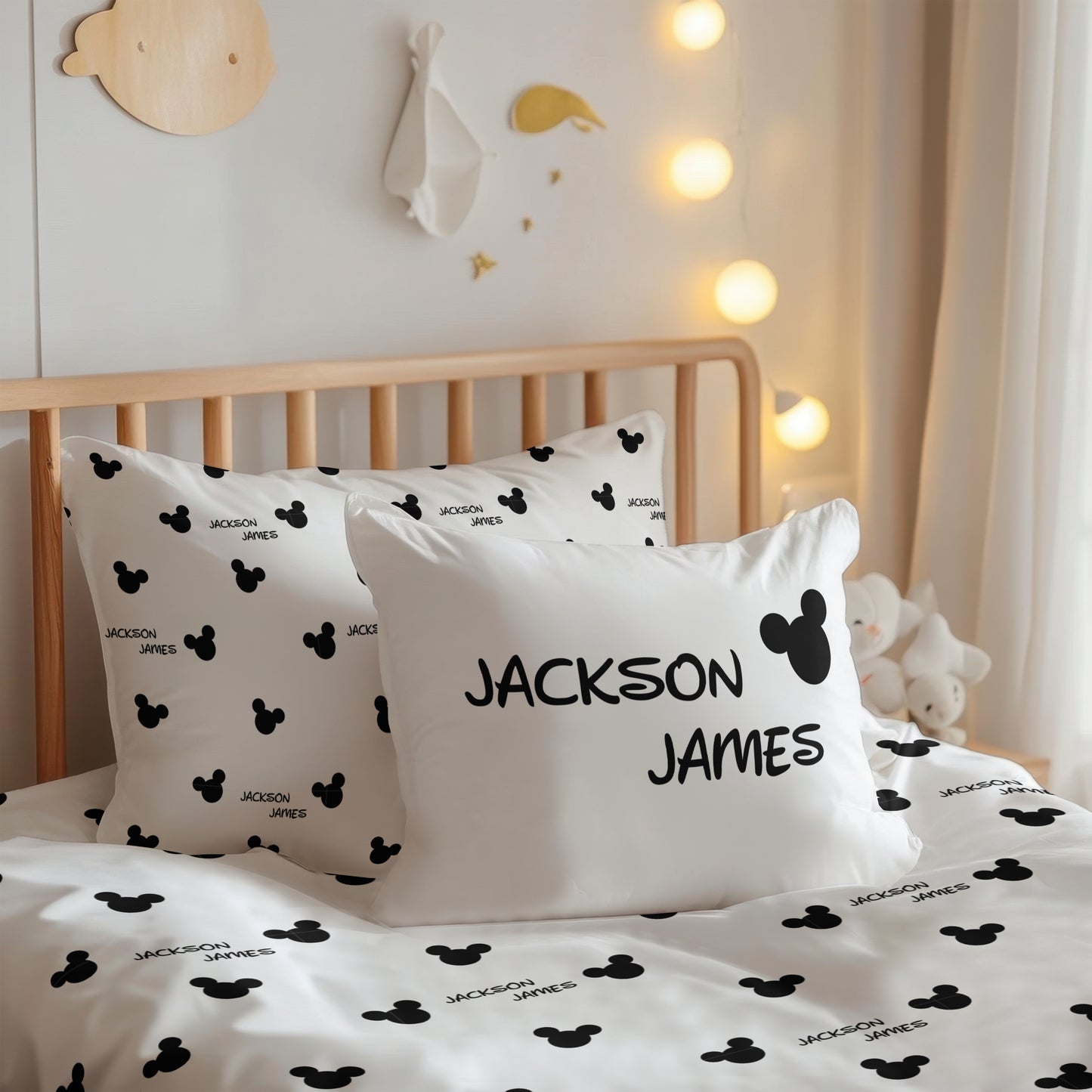 Mr. Mouse Build Your Own Personalized Twin Bedding Set – Sheets & Pillowcase Options
