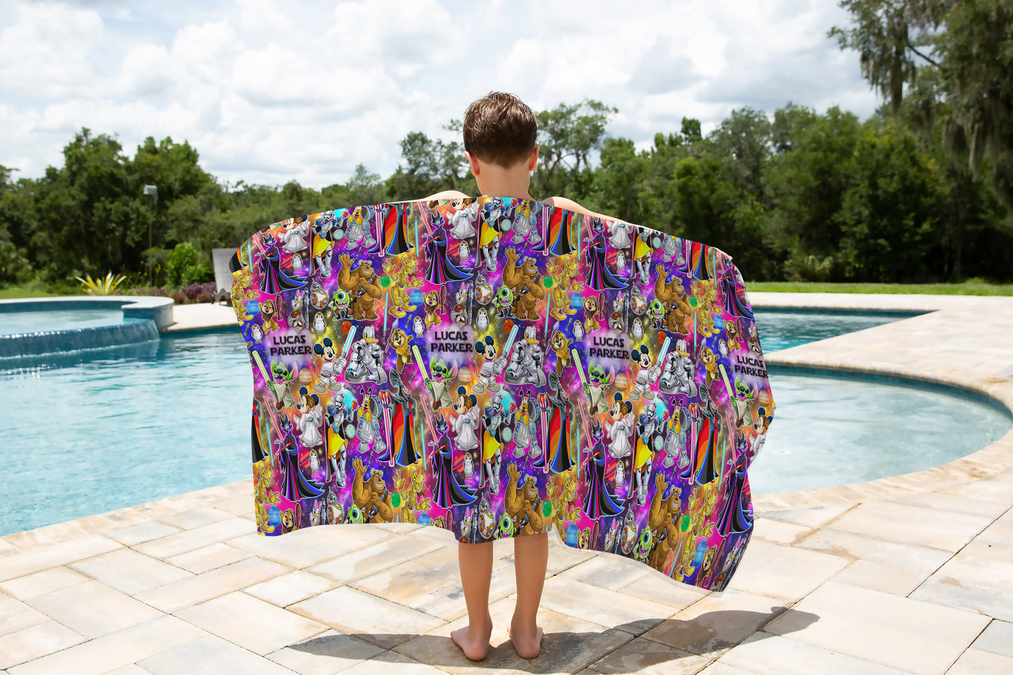 Magical Force Personalized Kids Beach Towel 30 X 60