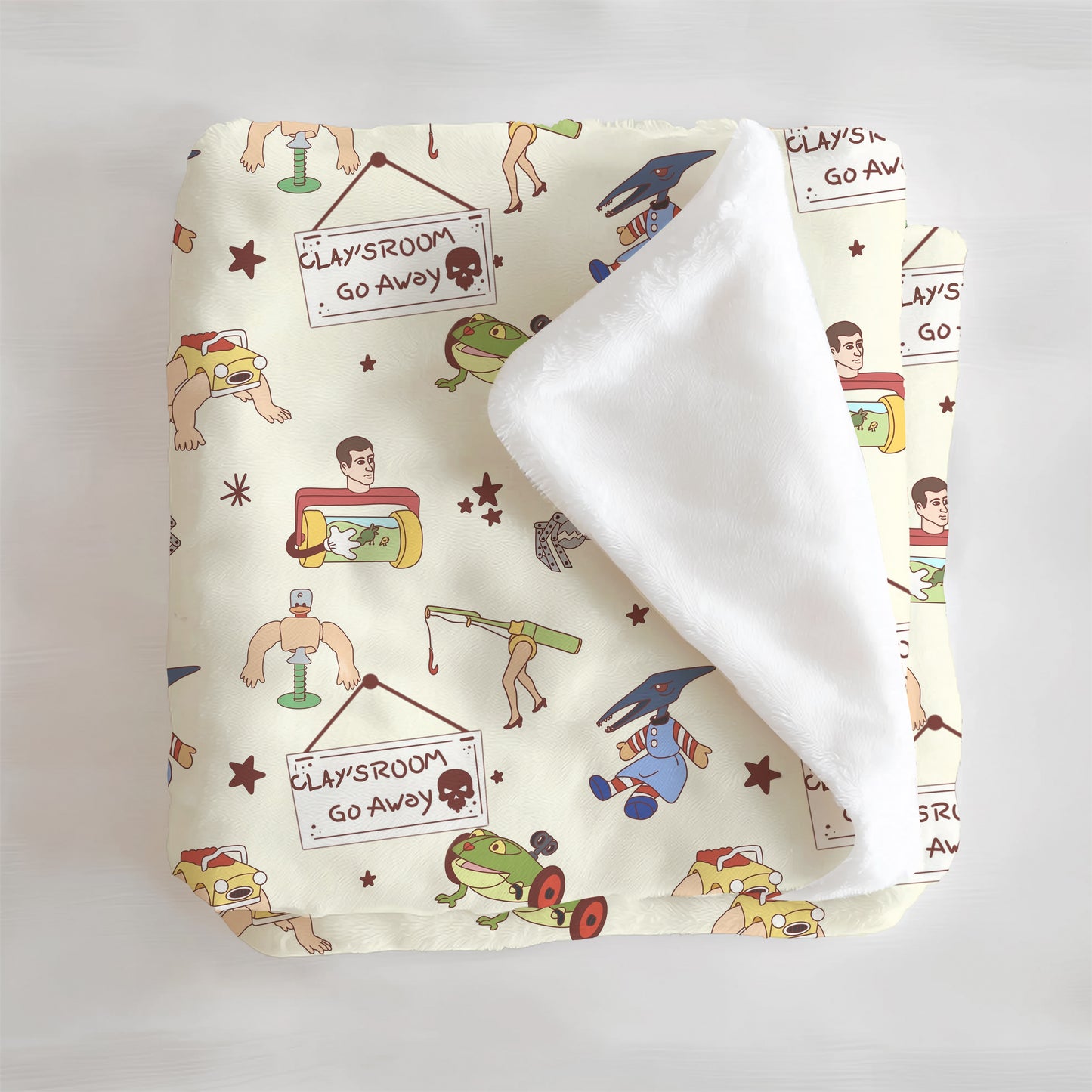 Sids Room Personalized Minky Blanket