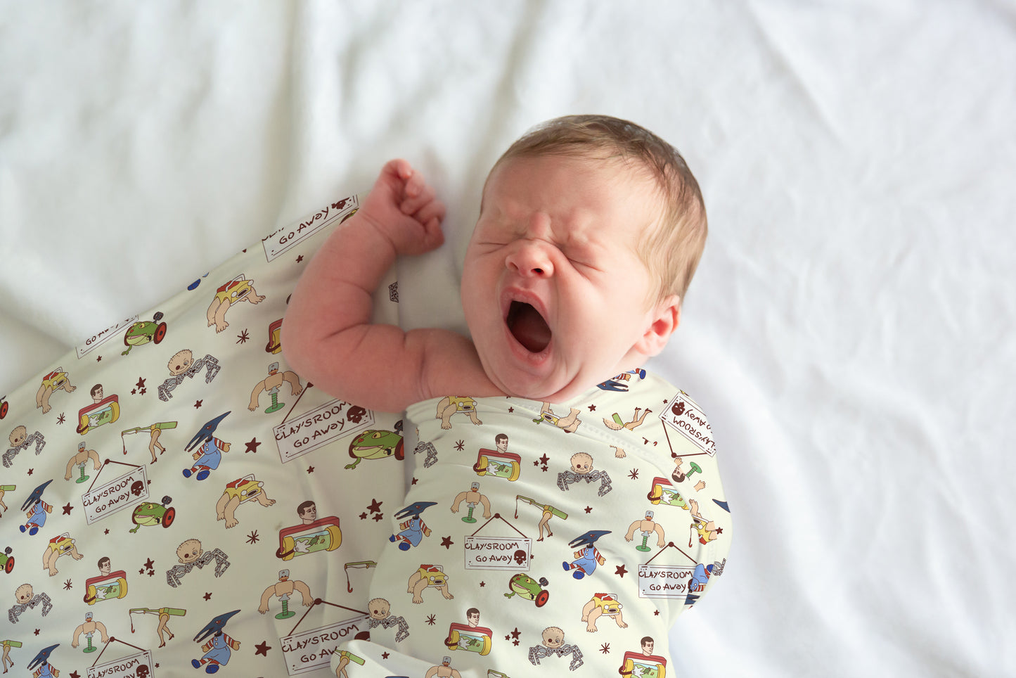 Sid's Room Personalized Name Swaddle