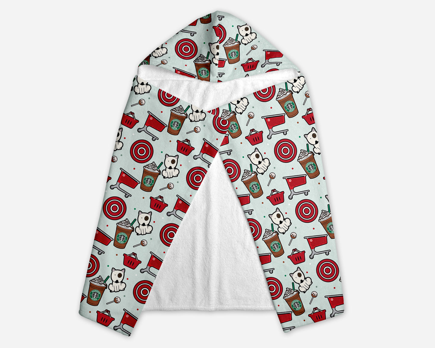 Carts & Coffee Personalized Hooded Towel