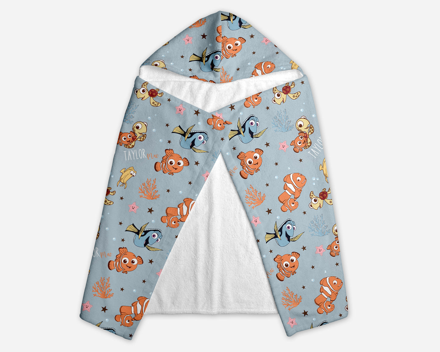 Keep Swimming Personalized Hooded Towel