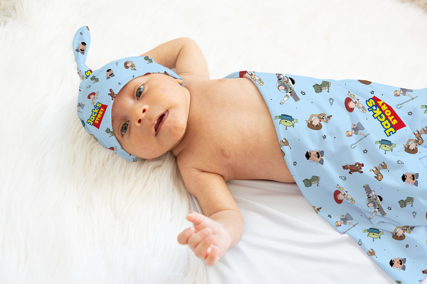 Your Story Personalized Name Swaddle